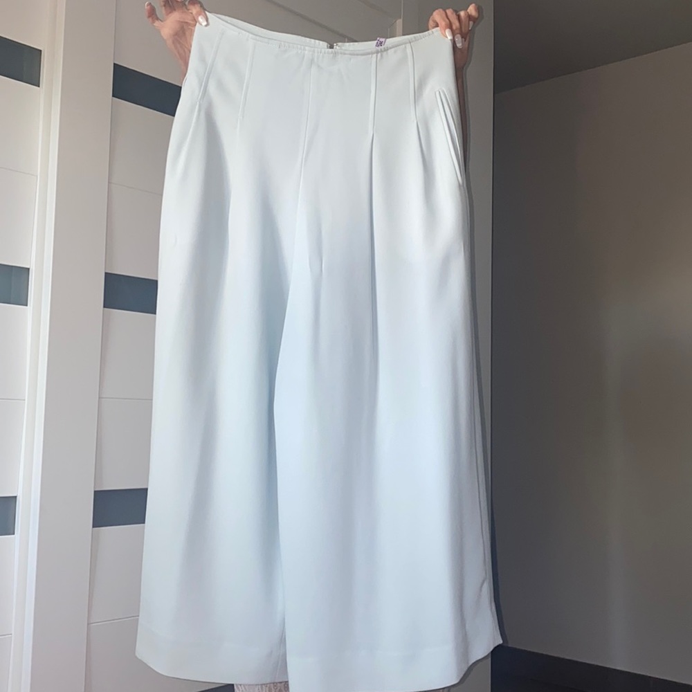 Club Monaco culottes baby blue